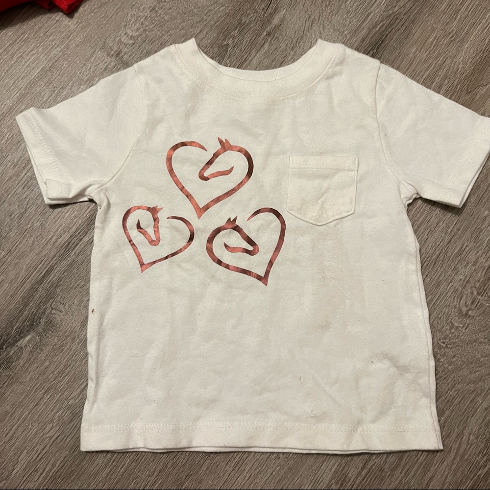 Garanimals tee with vinyl horse embellishments. Size 12 months